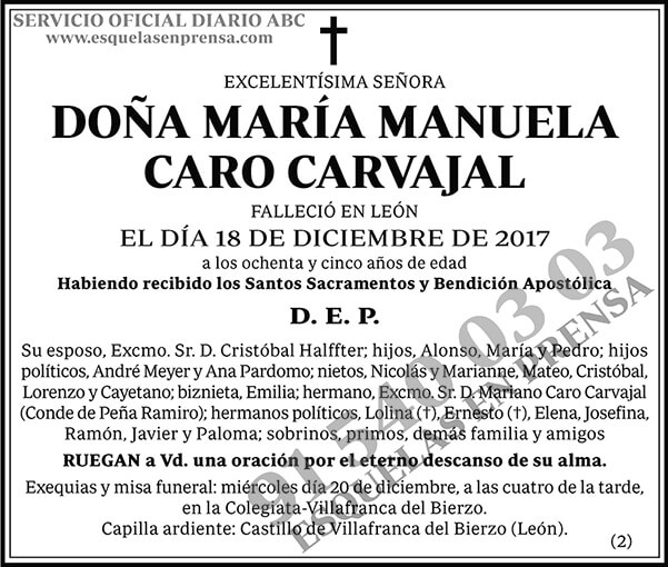 María Manuela Caro Carvajal